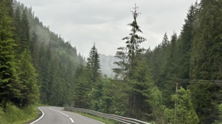 The scenic but challenging Red Lake mountain pass in Romania